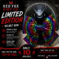 Spatter Rainbow Helmet Bow